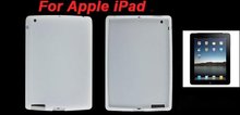Clear White Silicone Skin backcover voor iPad 2 en 3