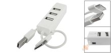 USB 2.0 Splitter en Oplader (3 poorts) voor iPad, iPhone en iPod