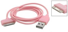 USB Data Cable (Roze) voor iPad, iPhone en iPod (1m)