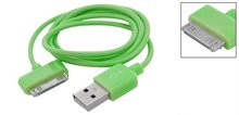 USB Data Cable (Groen) voor iPad, iPhone en iPod (1m)