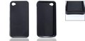 Zwarte-backcase-van-flexibel-kunststof-voor-iPhone-4